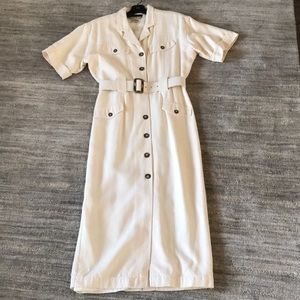 New York Studio Silk button front dress, s…